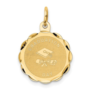 14k Yellow Gold Graduation Day Charm XAC684