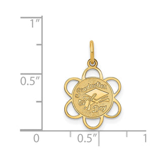 14k Yellow Gold Graduation Day Charm XAC685