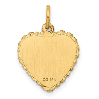 14k Yellow Gold Graduation Cap Charm XAC686