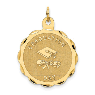 14k Yellow Gold Graduation Day w/Diploma Charm XAC702