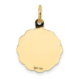 14k Yellow Gold My Confirmation Charm XAC726