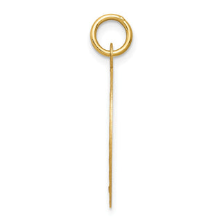 14k Yellow Gold Confirmation Disc Charm