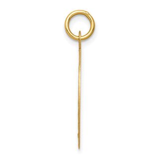 14k Yellow Gold Confirmation Disc Charm