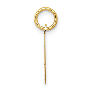 14k Yellow Gold SWEET 16 Disc Charm XAC745