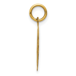 14k Yellow Gold SWEET 16 Disc Charm XAC748