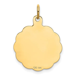 14k Yellow Gold Happy Birthday Charm XAC762