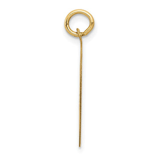 14k Yellow Gold Chihuahua Disc Charm