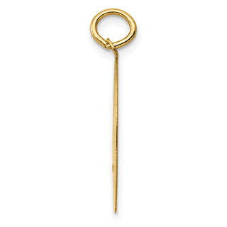14k Yellow Golden Retriever Disc Charm