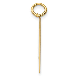 14k Yellow Golden Retriever Disc Charm