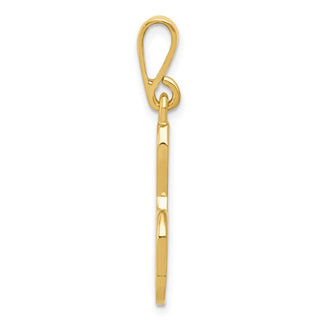 14k Yellow Gold Treble Clef Charm XAC931