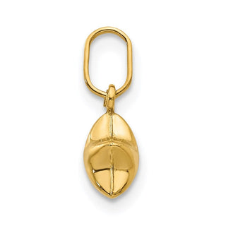 14k Yellow Gold 3D Puffed Star Charm XCH157