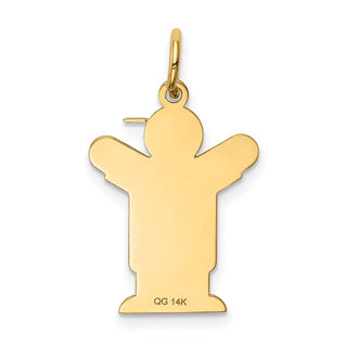 14k Yellow Gold Kid Charm XK1089Y