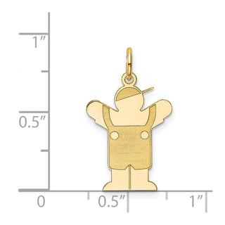 14k Yellow Gold Kid Charm XK1089Y