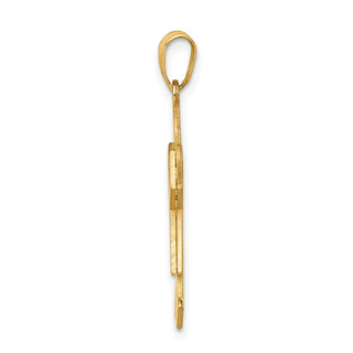 14k Yellow Gold Girl Pendant XK109
