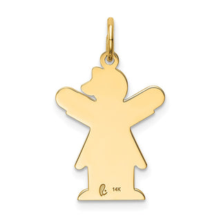 14k Yellow Gold Kid Charm XK1090Y