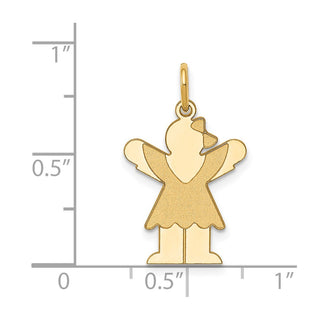 14k Yellow Gold Kid Charm XK1090Y