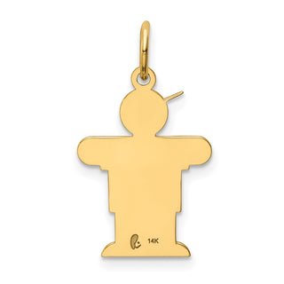 14k Yellow Gold Kid Charm XK1091Y
