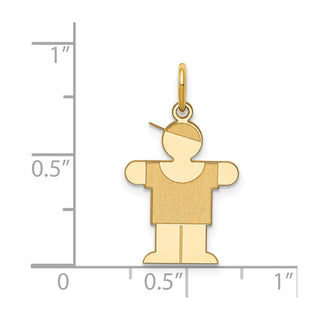 14k Yellow Gold Kid Charm XK1091Y