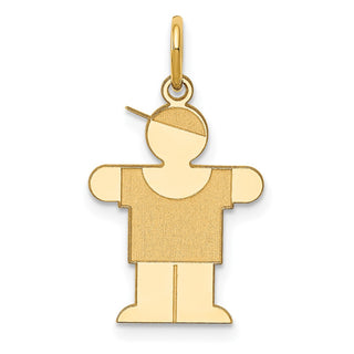 14k Yellow Gold Kid Charm XK1091Y