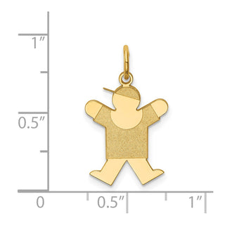 14k Yellow Gold Kid Charm XK1093Y
