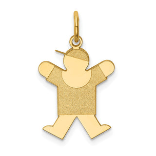14k Yellow Gold Kid Charm XK1093Y