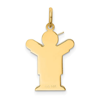 14k Yellow Gold Kid Charm XK1094Y