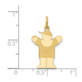 14k Yellow Gold Kid Charm XK1094Y
