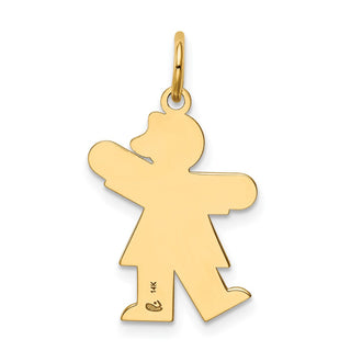14k Yellow Gold Kid Charm XK1096Y