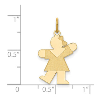 14k Yellow Gold Kid Charm XK1096Y