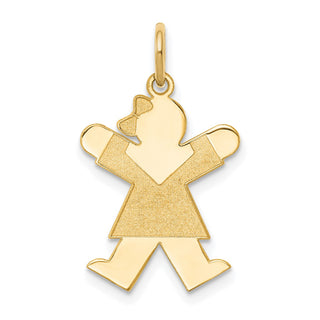 14k Yellow Gold Kid Charm XK1097Y