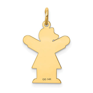14k Yellow Gold Kid Charm XK1098Y