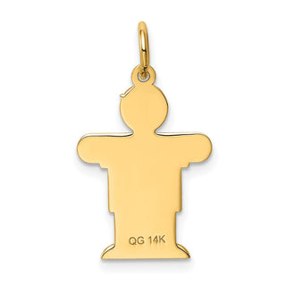 14k Yellow Gold Kid Charm XK1099Y