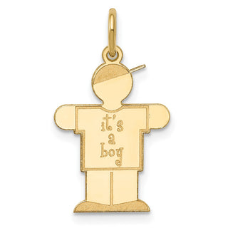 14k Yellow Gold Kid Charm XK1099Y