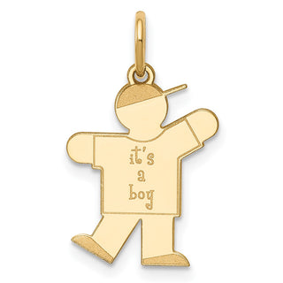 14k Yellow Gold Kid Charm XK1100Y