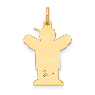 14k Yellow Gold Kid Charm XK1102Y