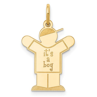 14k Yellow Gold Kid Charm XK1102Y
