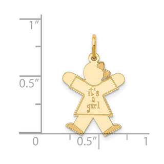 14k Yellow Gold Kid Charm XK1105Y
