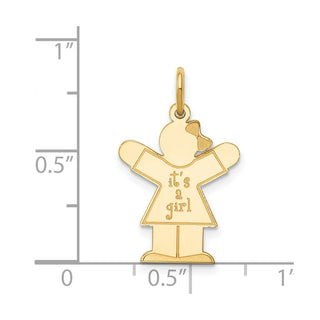 14k Yellow Gold Kid Charm XK1106Y