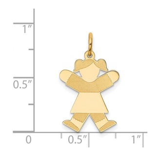 14k Yellow Gold Kid Charm XK1109Y