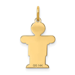 14k Yellow Gold Kid Charm XK1111Y