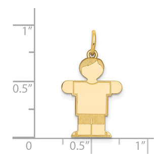 14k Yellow Gold Kid Charm XK1111Y