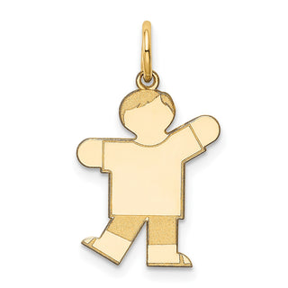 14k Yellow Gold Kid Charm XK1112Y