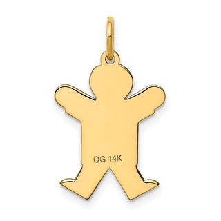 14k Yellow Gold Kid Charm XK1113Y