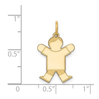 14k Yellow Gold Kid Charm XK1113Y