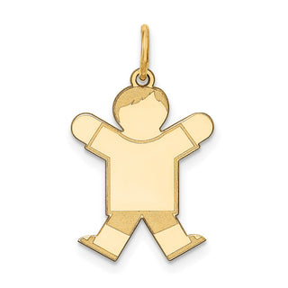 14k Yellow Gold Kid Charm XK1113Y