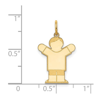 14k Yellow Gold Kid Charm XK1114Y