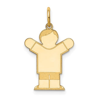 14k Yellow Gold Kid Charm XK1114Y