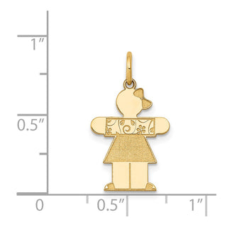 14k Yellow Gold Kid Charm XK1116Y