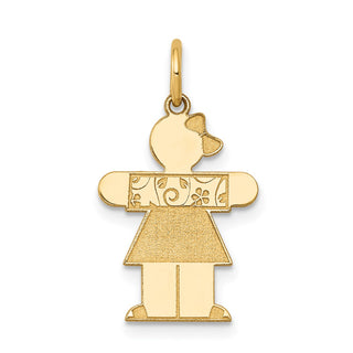 14k Yellow Gold Kid Charm XK1116Y