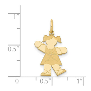 14k Yellow Gold Kid Charm XK1117Y